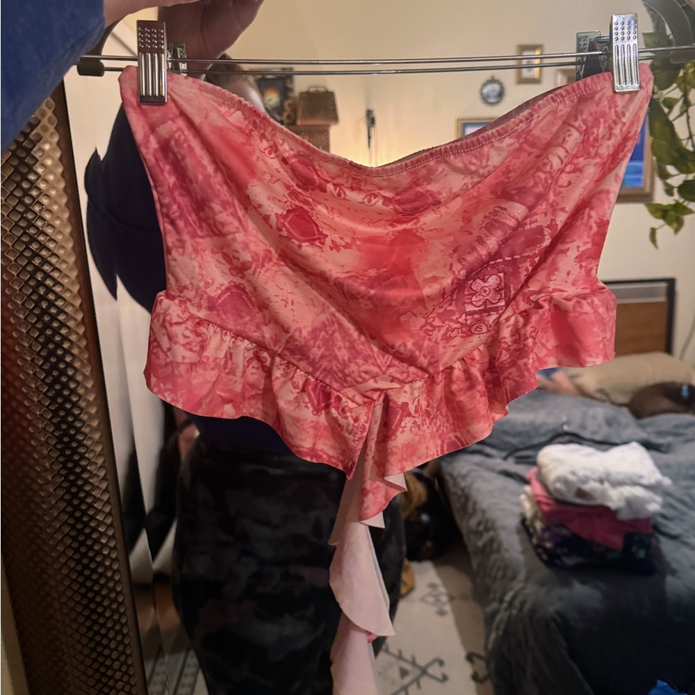 Pink Strapless Ruffle Summer Set - Picture 5 of 6